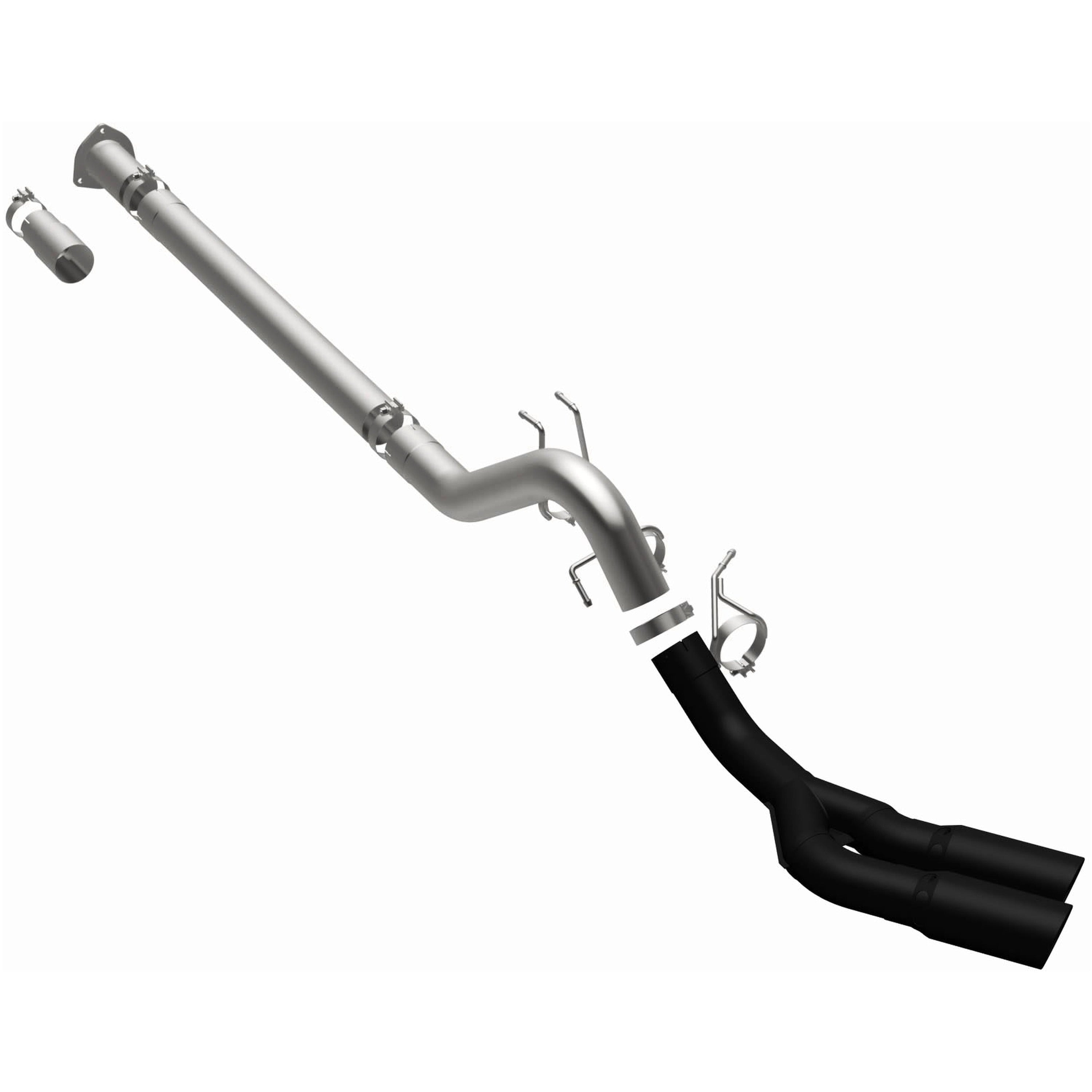 08-26 Ford F-250/350 Super Duty Black Series 4in. DPF-Back Exhaust System Black Coated