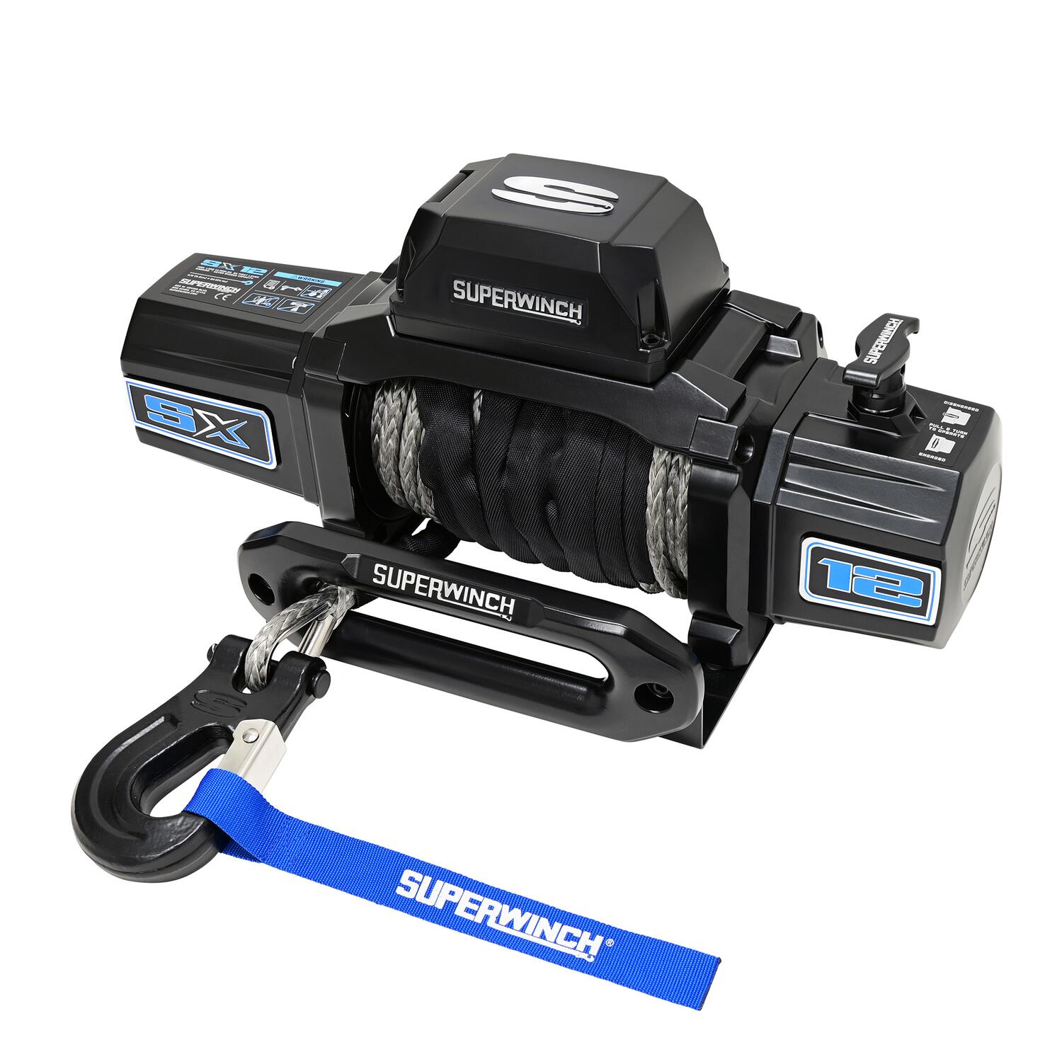 Superwinch SX12SR Winch Midnight Black