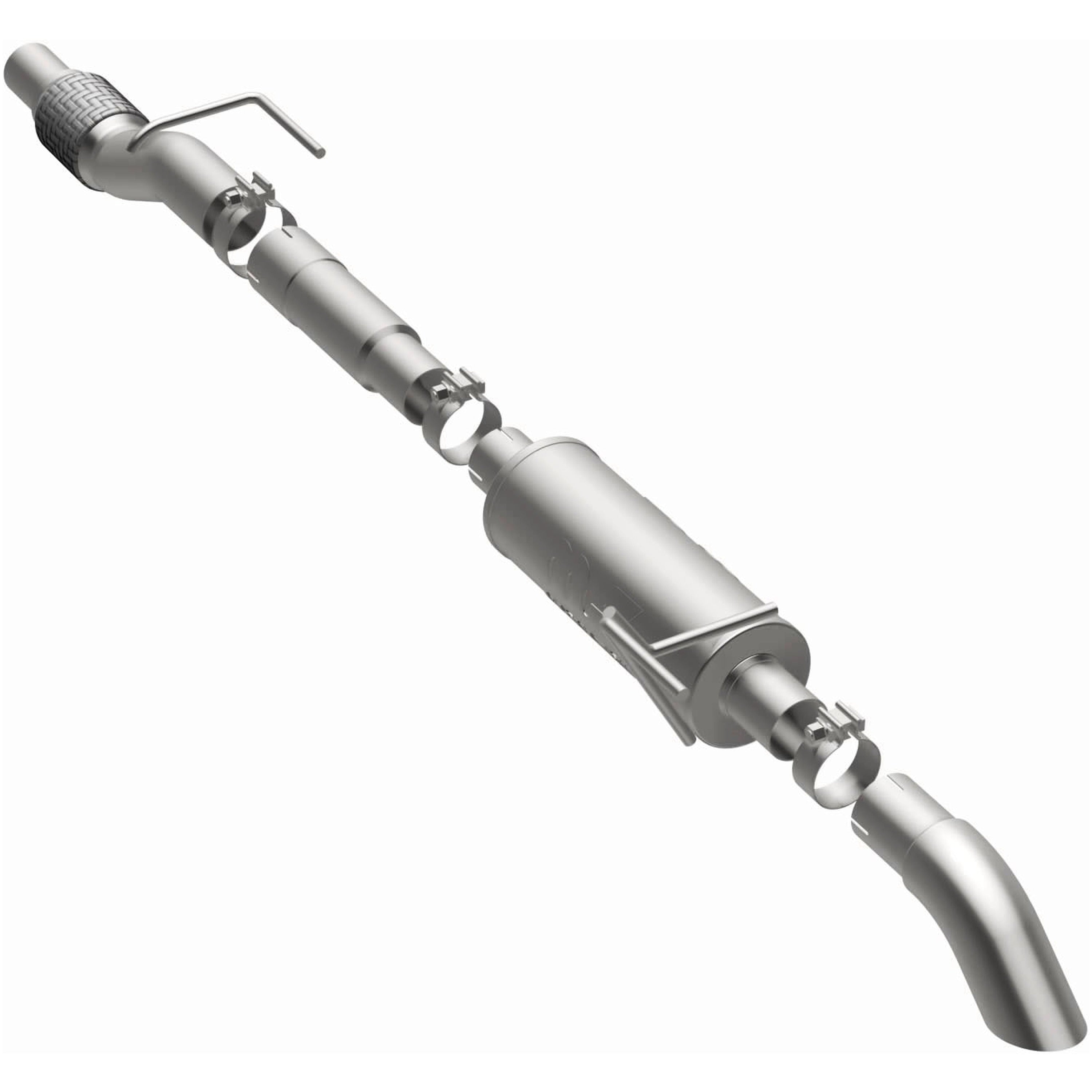 11-14 Ford F-150 Off-Road Pro Series Cat-Back Exhaust System Turndown Before Rear Axle 3in. Tips 17124