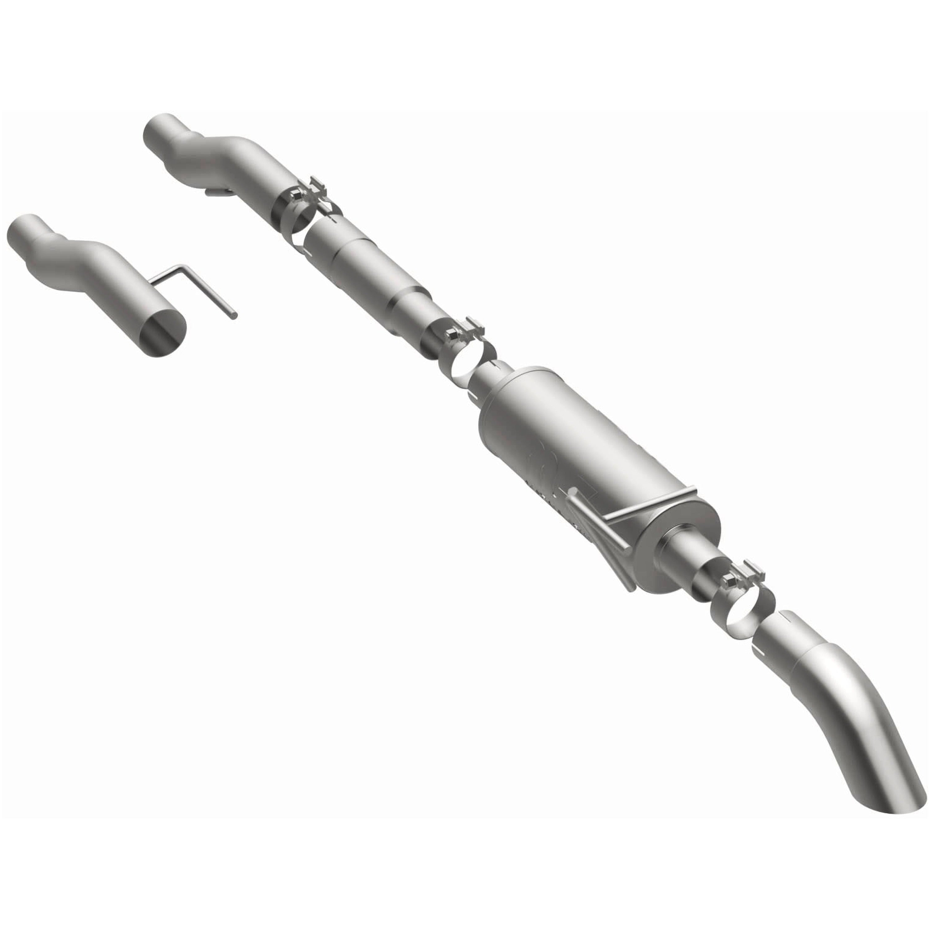 11-14 Ford F-150 Off-Road Pro Series Cat-Back Exhaust System Turndown Before Rear Axle 3in. Tips 17137