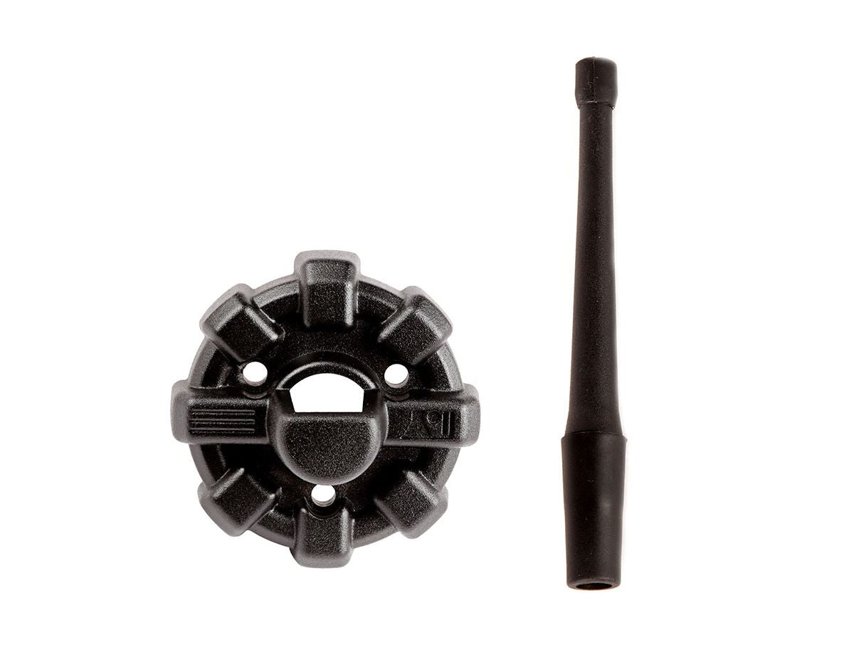 Elite Antenna Base with 6 Inch Reflex Antenna 07-Present Jeep Wrangler / 20-Present Gladiator Rugged Ridge