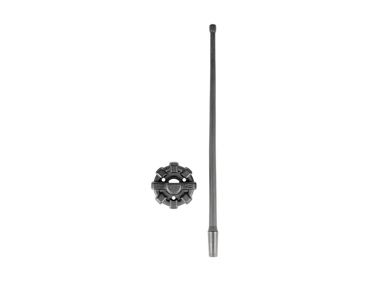 15 Inch Reflex Antenna with Base 07-Present Jeep Wrangler & Gladiator JK/Jl/Jt Rugged Ridge