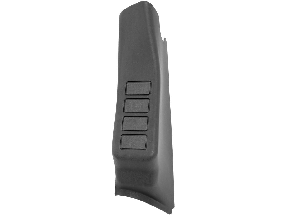 Switch Pod Kit A-Pillar 4 Switches Pod only (cutouts, no switches) Textured Gray LHD 11-18 Wrangler JK Rugged Ridge