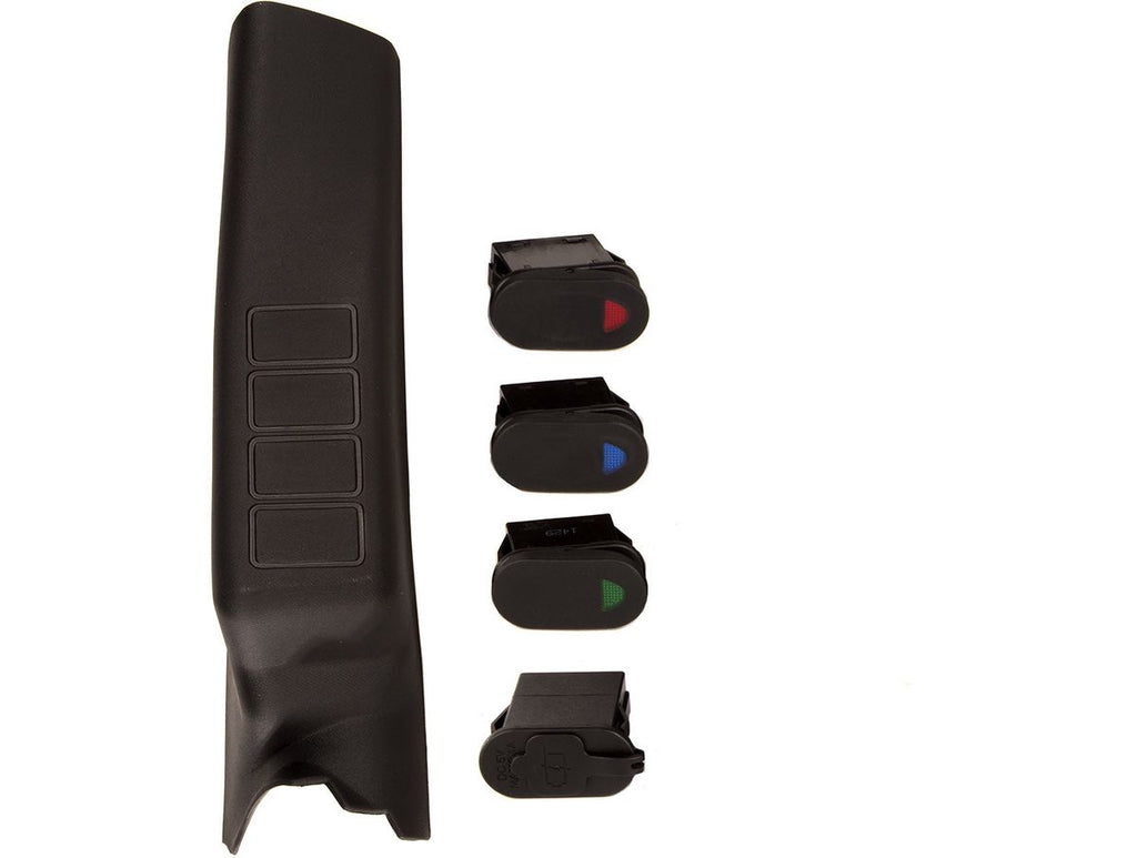 Switch Pod Kit A-Pillar 3 Switch USB Right 07-10 Wrangler JK/JKU Rugged Ridge