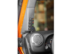 Switch Pod Kit A-Pillar 4 Switches Textured Gray LHD 11-18 Wrangler JK Rugged Ridge