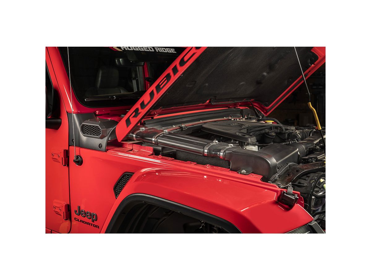AmFib Low/High Mount Snorkel System 18-Present Jl 20-Present JT Rugged Ridge