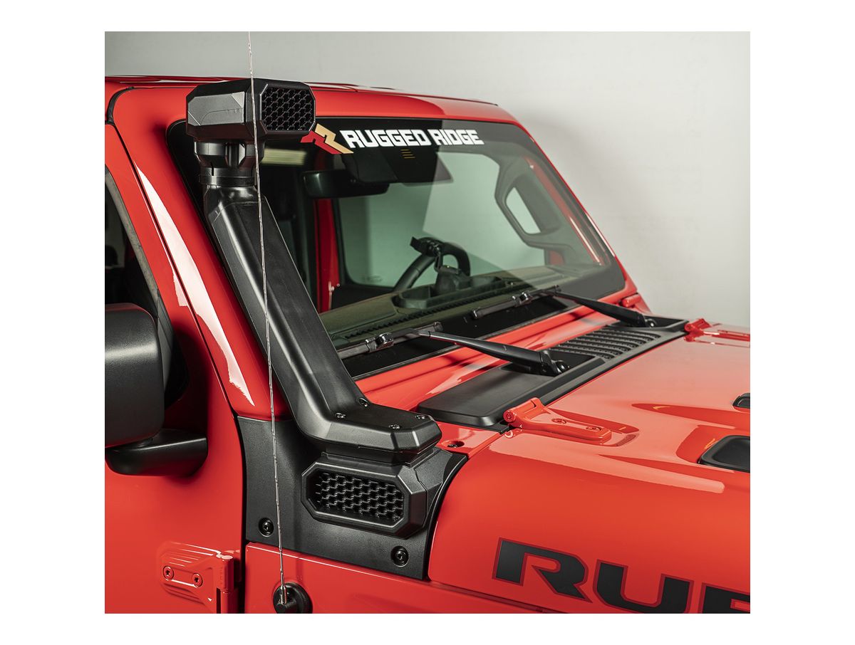 AmFib Low/High Mount Snorkel System 18-Present Jl 20-Present JT Rugged Ridge