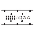 ARB BASE Rack Guard Rail For Use with 84 in. x 51 in. BASE Rack - Apollo Off-Road