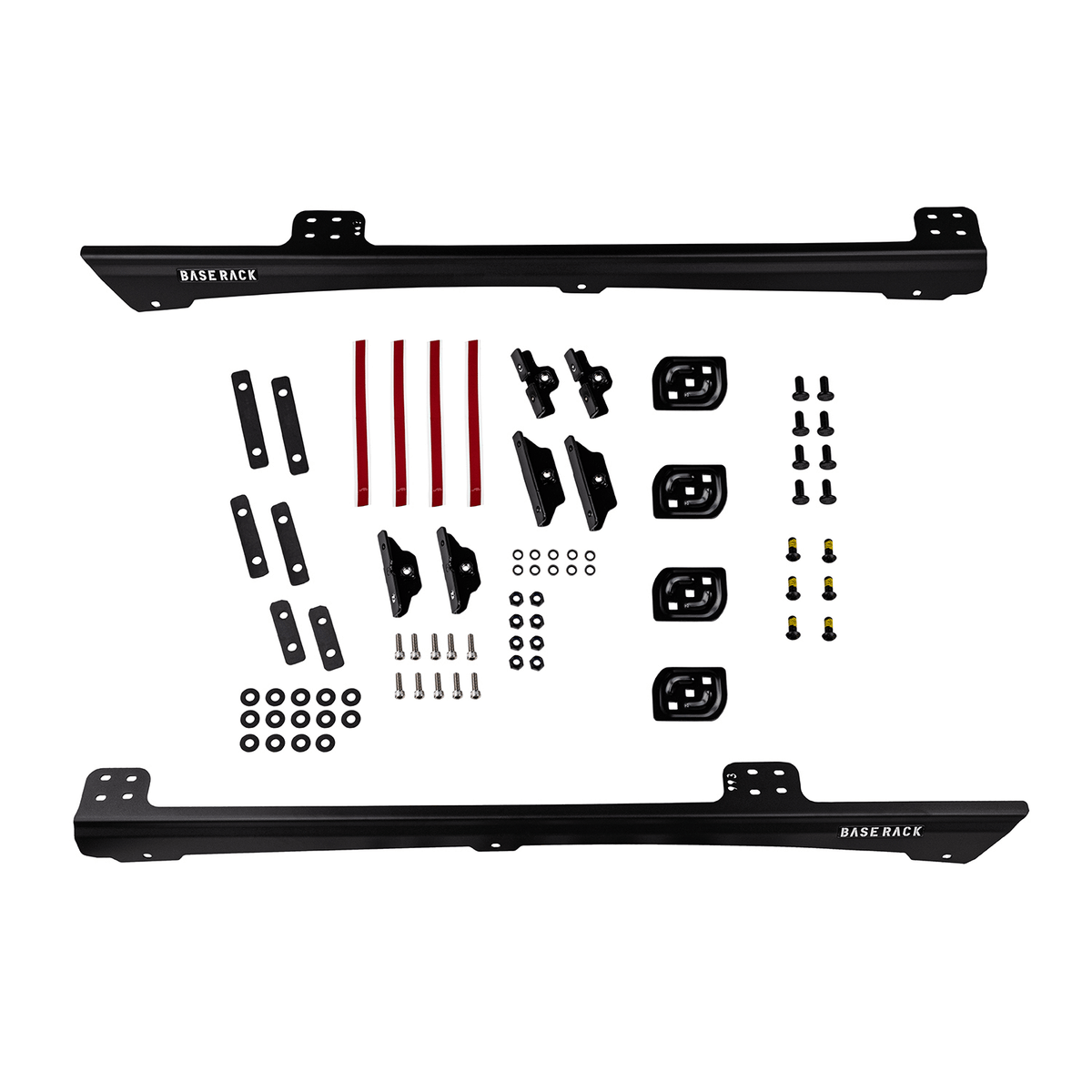 16-23 Toyota Tacoma BASE Rack Mount Kit with Deflector - Apollo Off-Road