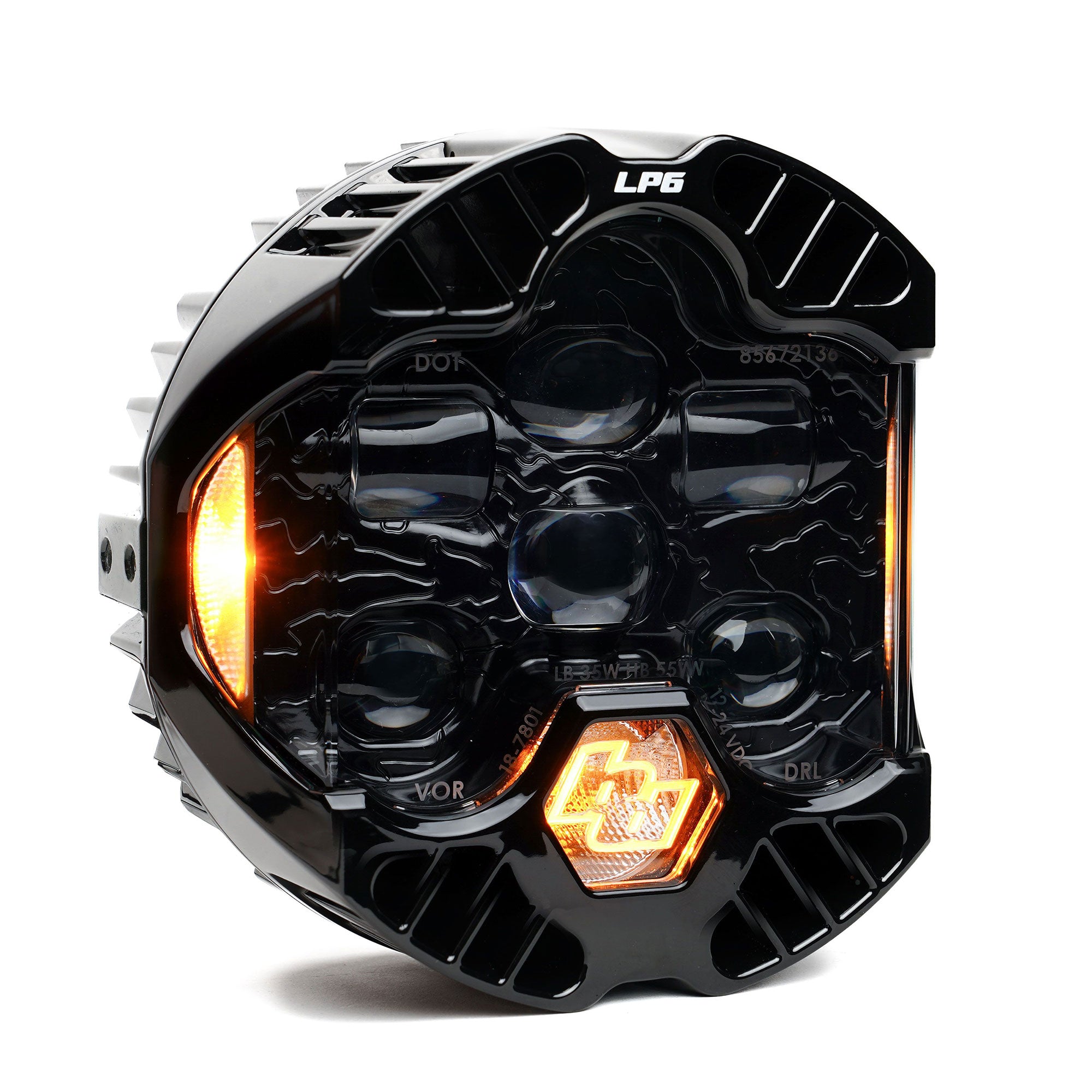 DOT LP6 LED Headlight Replacement, Universal, Single
