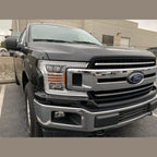 18-20 Ford F150 NOVA-Series LED Projector Headlights Plank Style Design Chrome - Apollo Off-Road