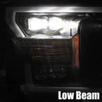 18-20 Ford F150 NOVA-Series LED Projector Headlights Plank Style Design Chrome - Apollo Off-Road