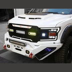 18-20 Ford F150 NOVA-Series LED Projector Headlights Plank Style Design Chrome - Apollo Off-Road