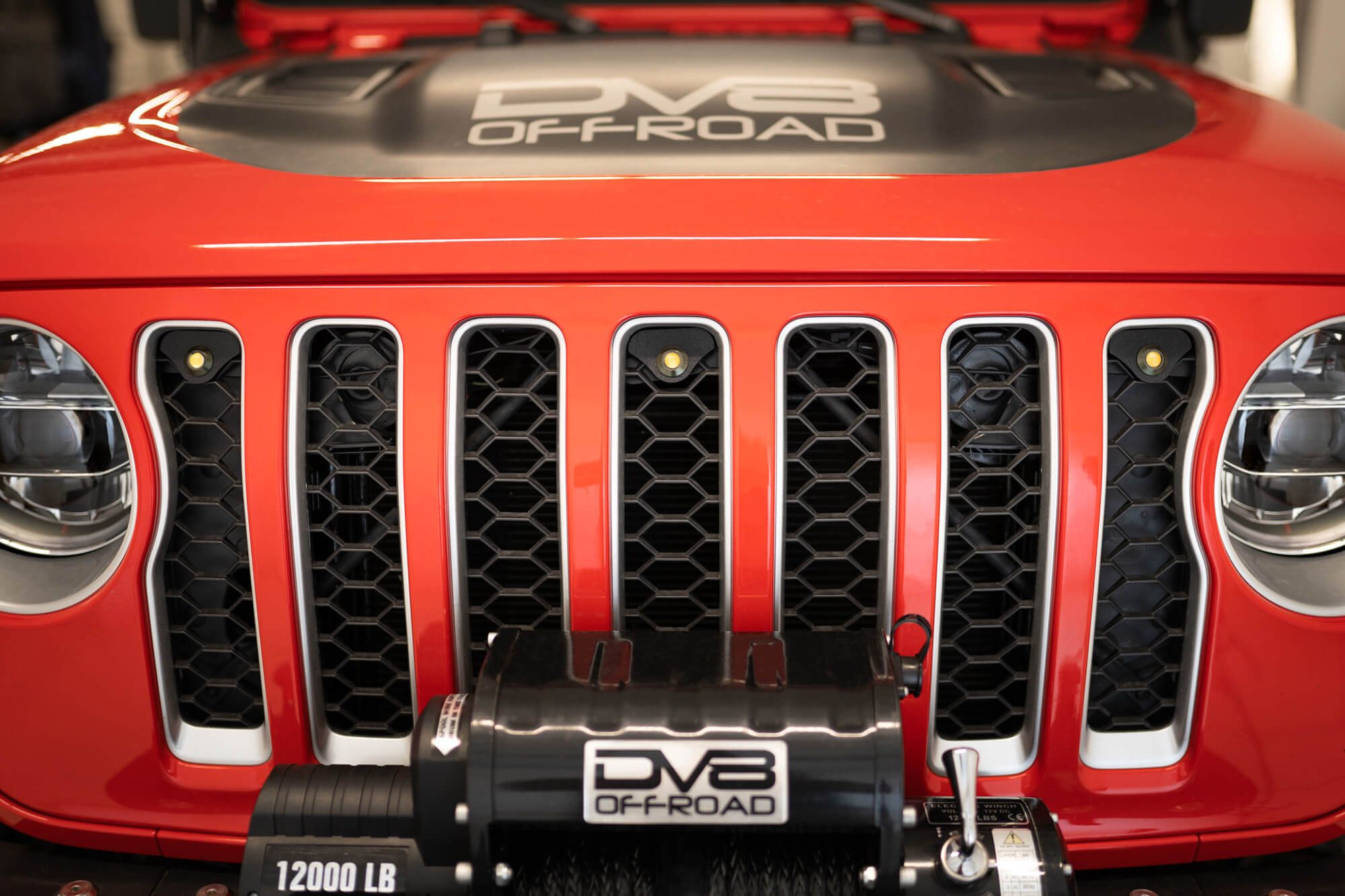 18-22 Jeep Wrangler JL Front Grille Amber Accent Lights - Apollo Off-Road