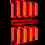 18-24 Jeep Wrangler NOVA-Series Prismatic LED Tail Lights Alpha-Black - Apollo Off-Road