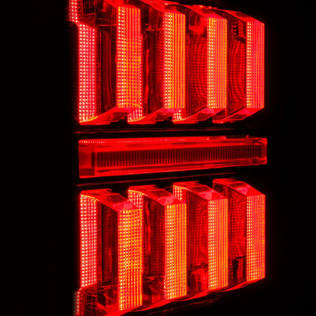 18-26 Jeep Wrangler JL NOVA-Series Prismatic LED Tail Lights Black-Red - Apollo Off-Road
