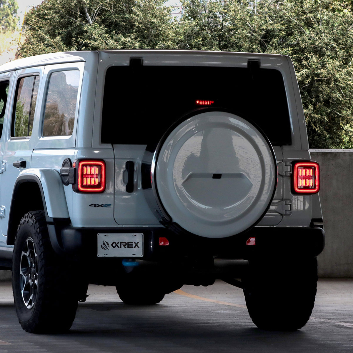 18-26 Jeep Wrangler JL NOVA-Series Prismatic LED Tail Lights Black-Red - Apollo Off-Road