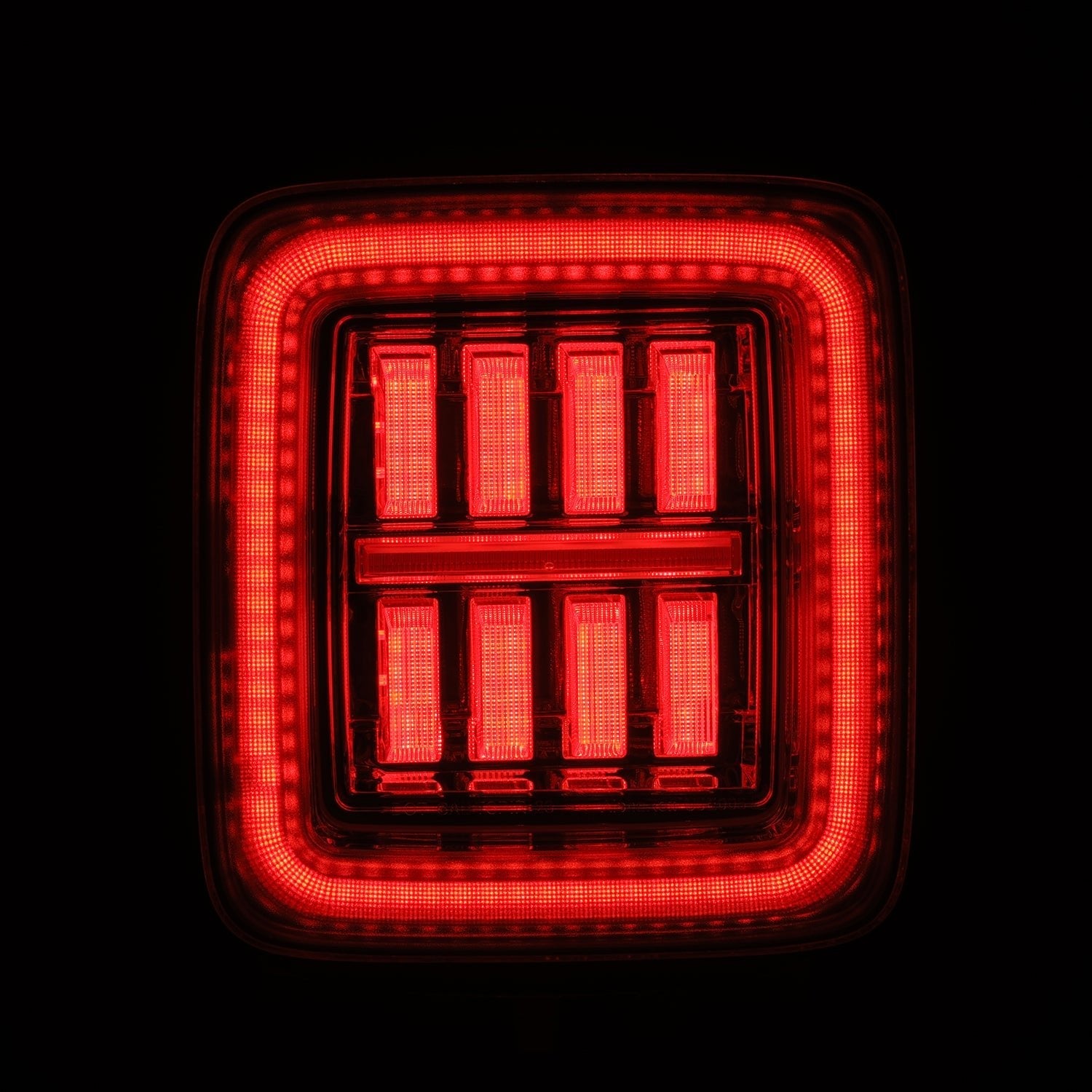 18-24 Jeep Wrangler NOVA-Series Prismatic LED Tail Lights Clear - Apollo Off-Road