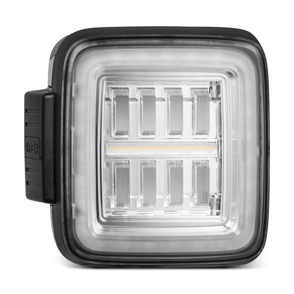 18-24 Jeep Wrangler NOVA-Series Prismatic LED Tail Lights Clear - Apollo Off-Road