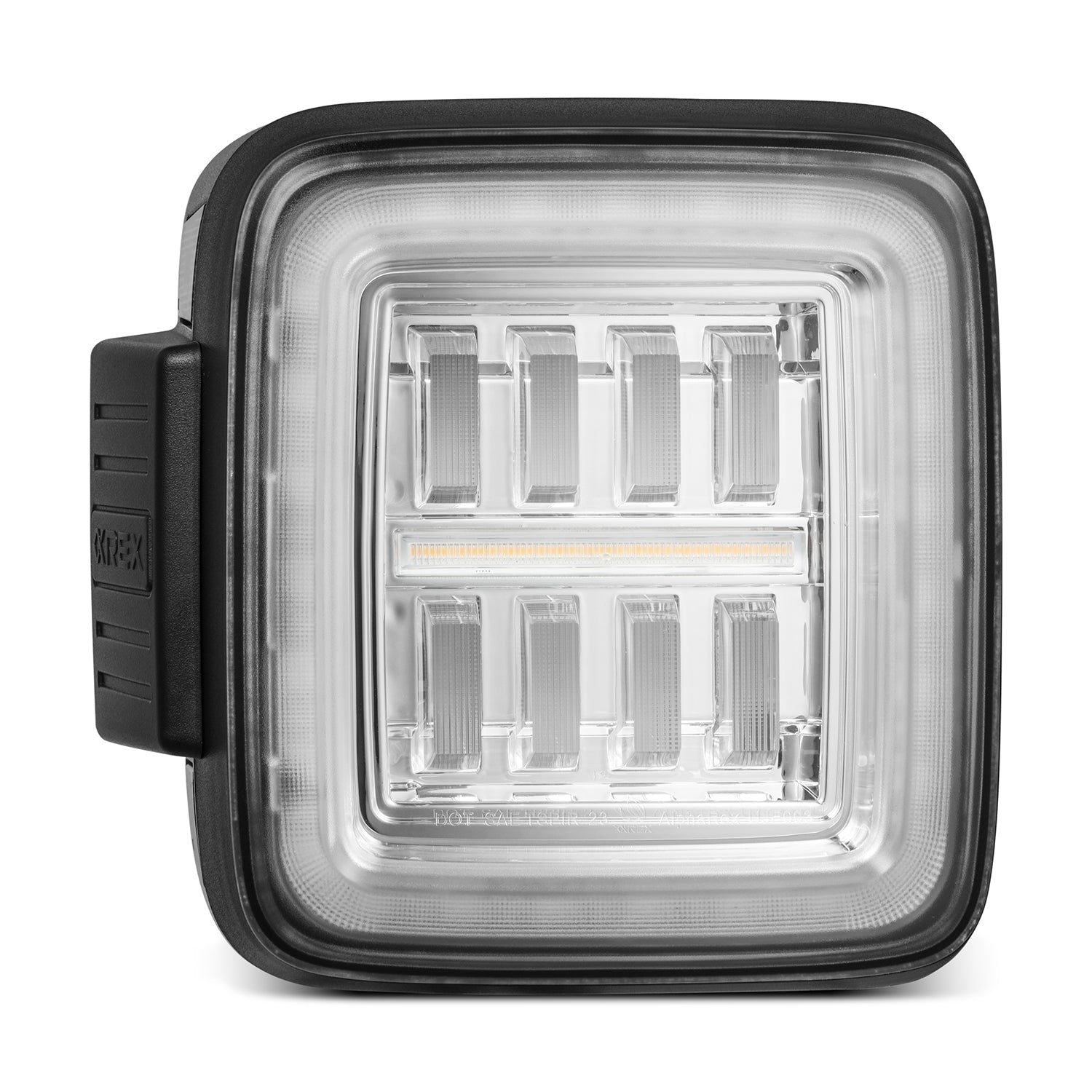 18-24 Jeep Wrangler NOVA-Series Prismatic LED Tail Lights Clear - Apollo Off-Road