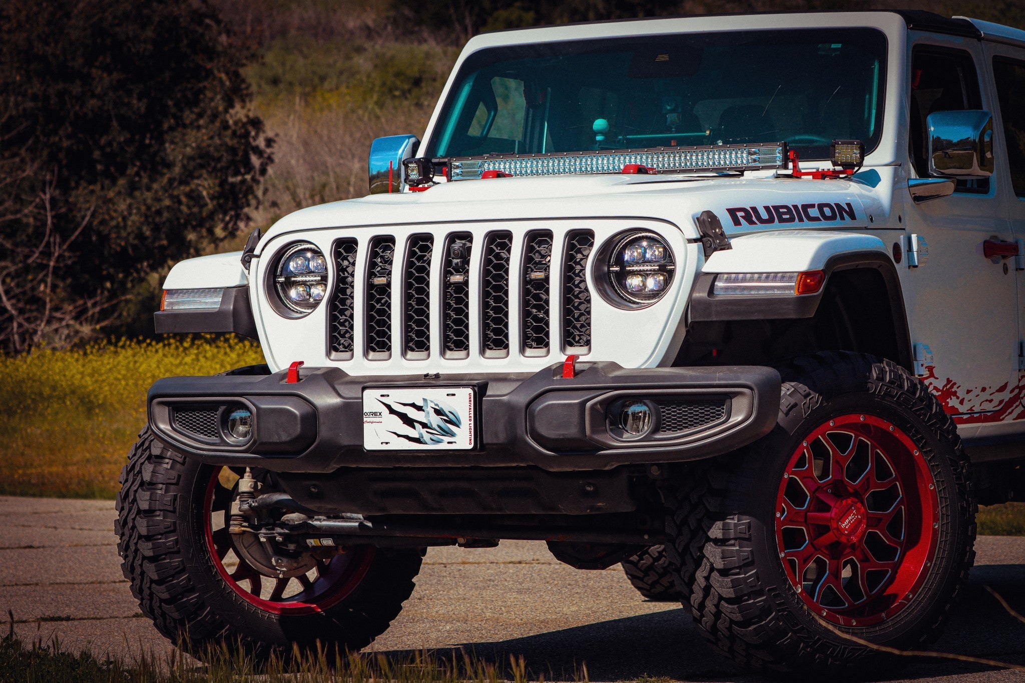 18-24 Jeep Wrangler / 20-24 Gladiator NOVA-Series LED Projector Headlights Black - Apollo Off-Road