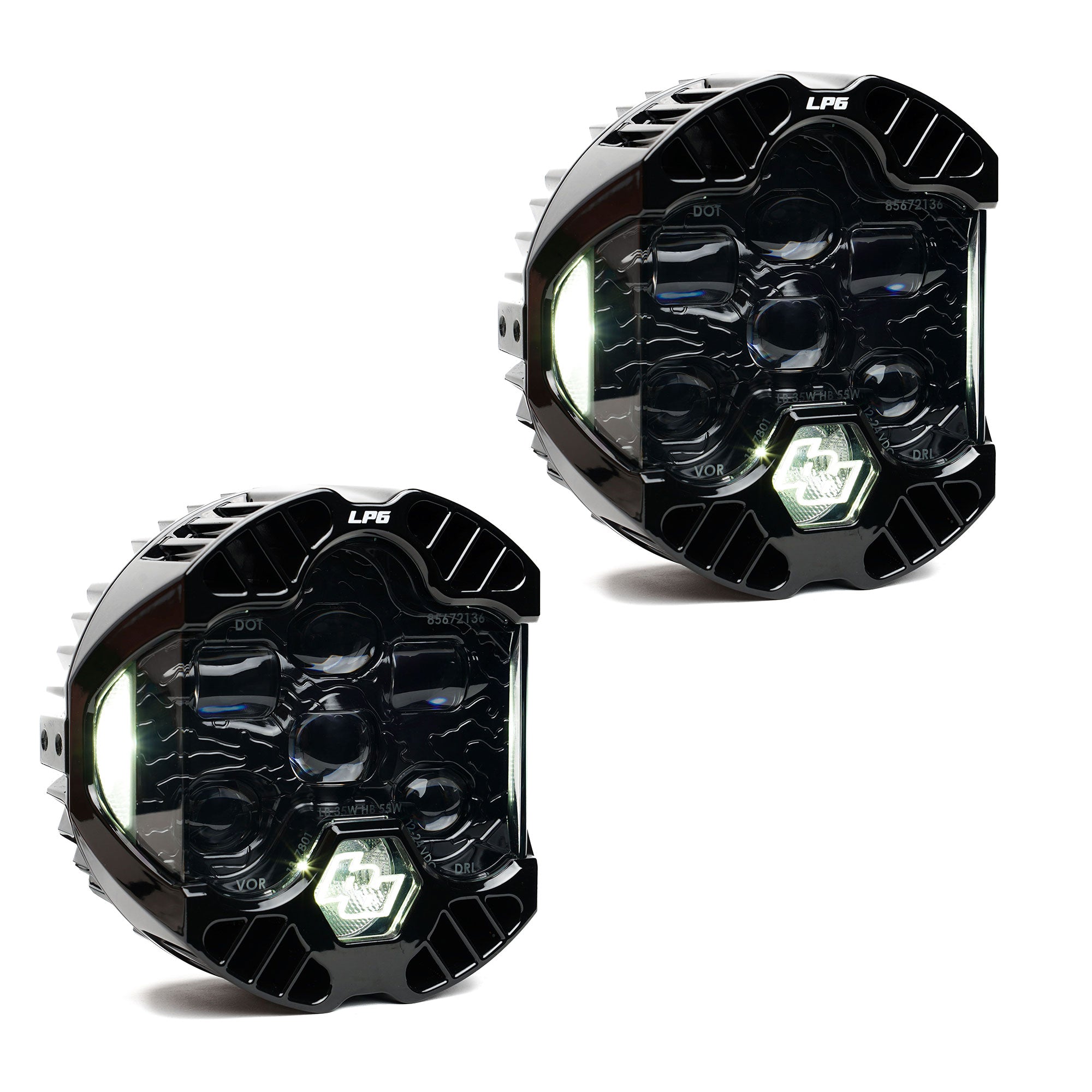 DOT LP6 LED Headlight Replacement Pair, Universal, Pair