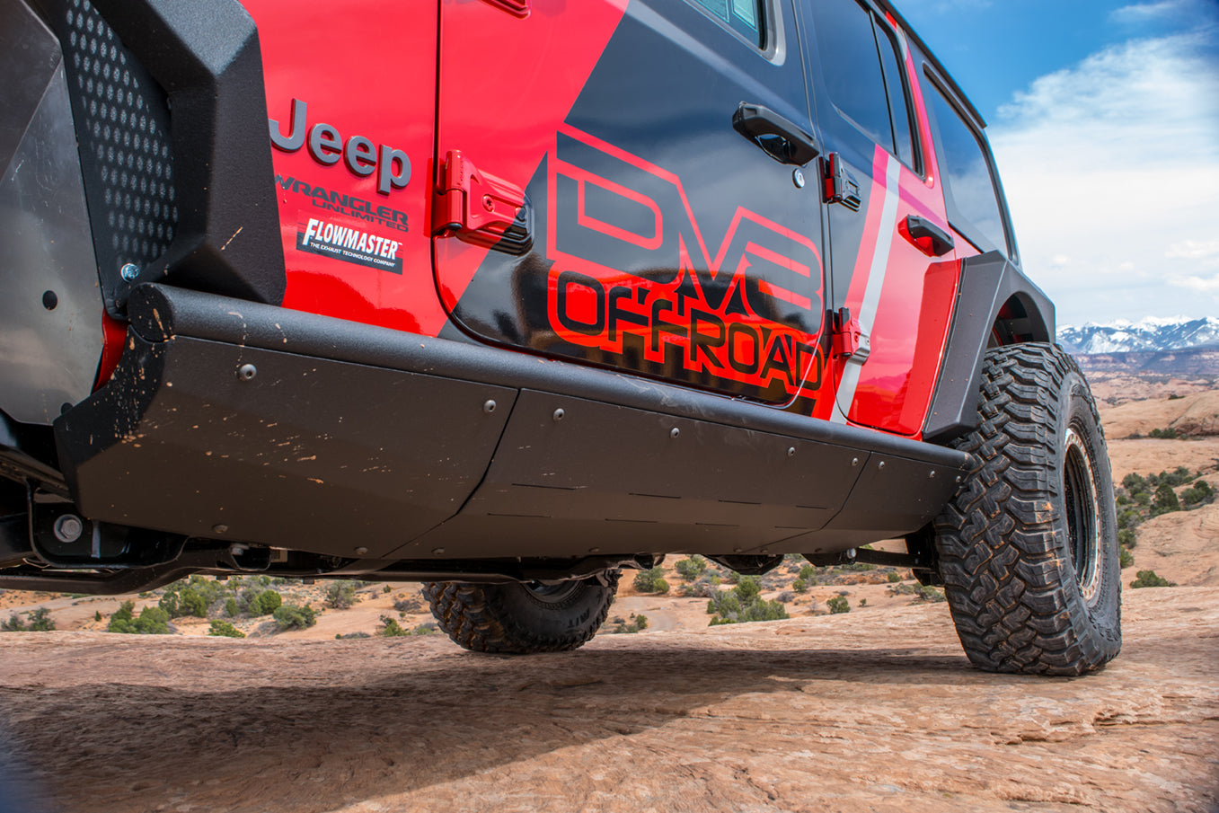 18+ Jeep JL 4-Door Boat side Rock Slider - Apollo Off-Road