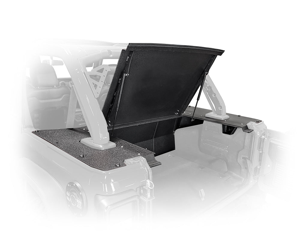 18+ Jeep JL 4-Door Rear Storage Security Cover - Apollo Off-Road