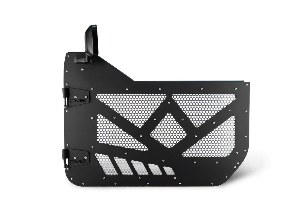 18+ Jeep JL & 20+ Jeep JT Half Door With Aluminum Mesh; Front - Apollo Off-Road