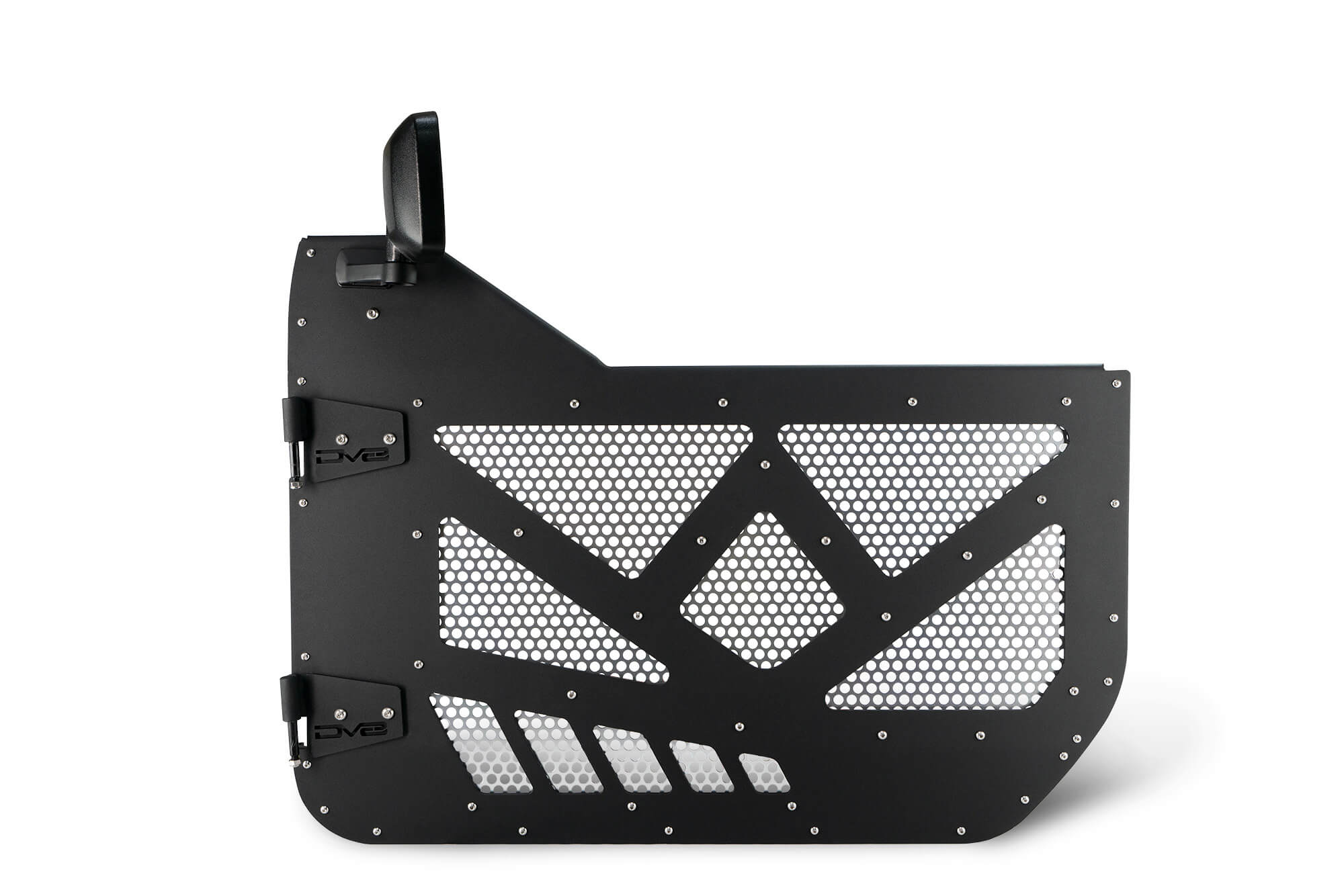 18+ Jeep JL & 20+ Jeep JT Half Door With Aluminum Mesh; Front - Apollo Off-Road