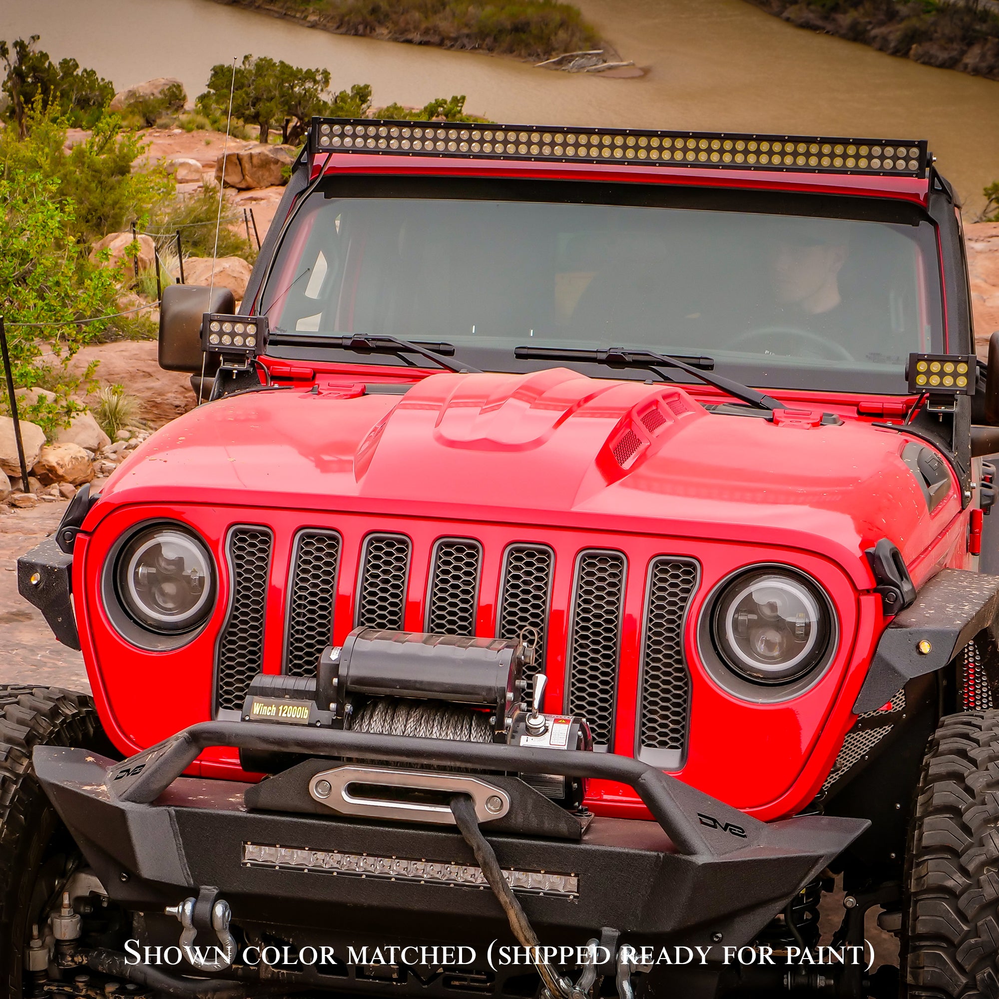 18+ Jeep JL & 20 Jeep JT Hood; Heat Dispersion - Apollo Off-Road