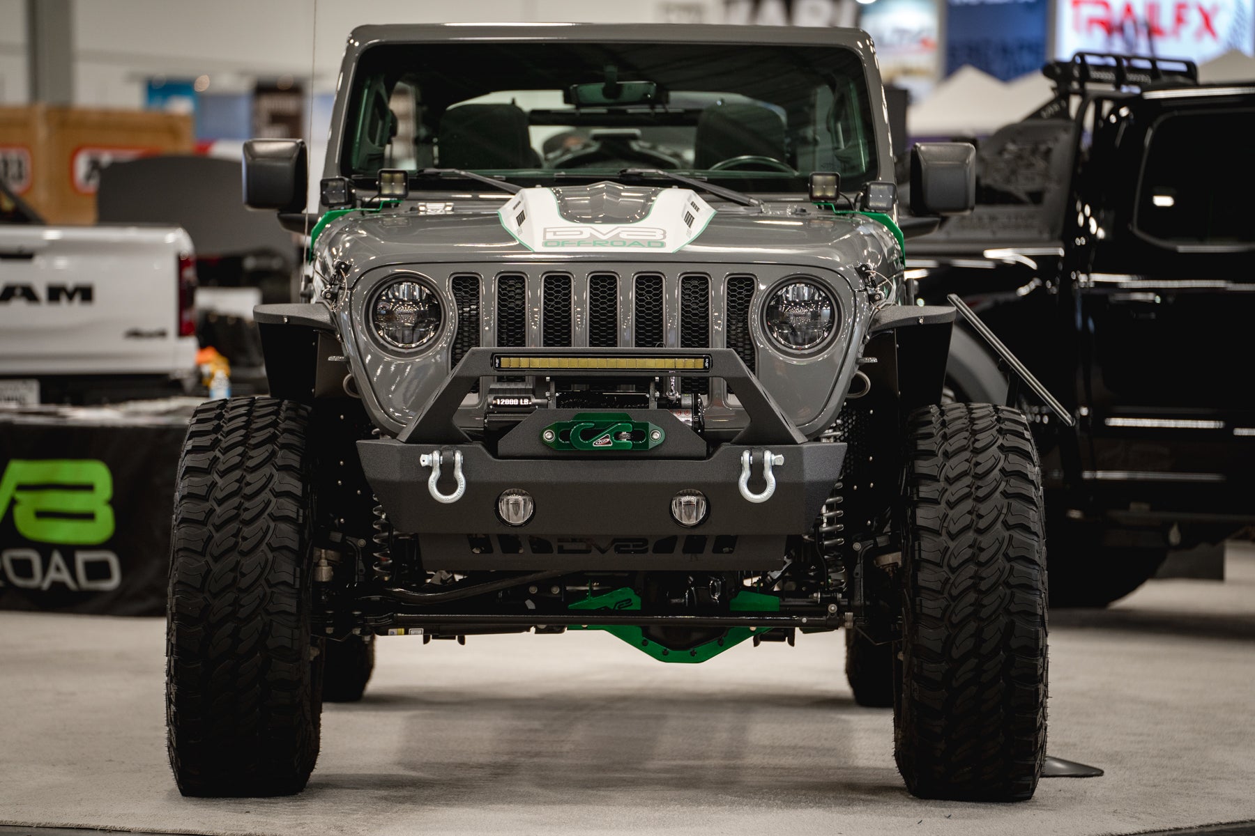 18+ Jeep JL & 20 Jeep JT Hood; Heat Dispersion - Apollo Off-Road