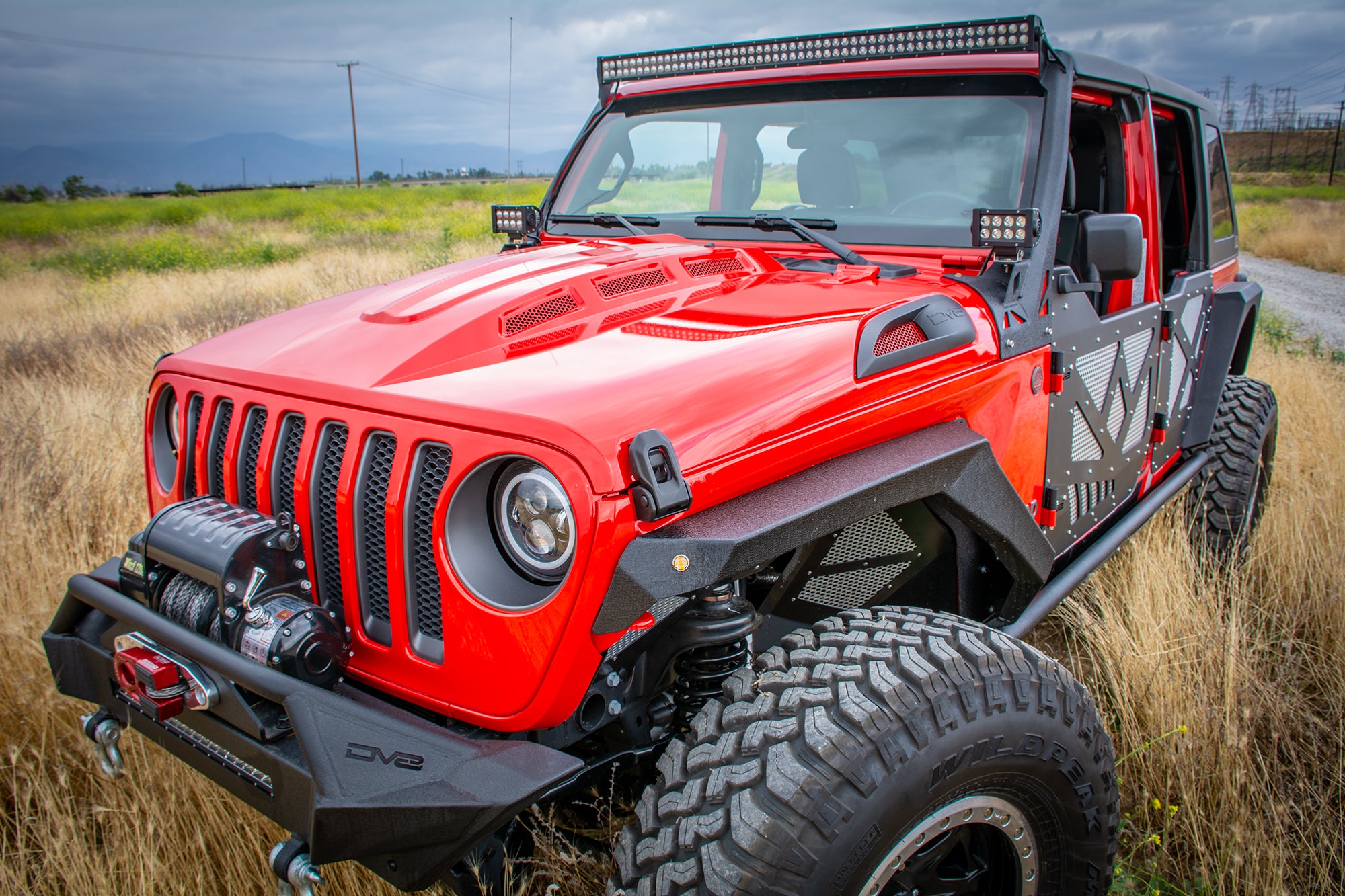 18+ Jeep JL & 20 Jeep JT Hood; Heat Dispersion - Apollo Off-Road