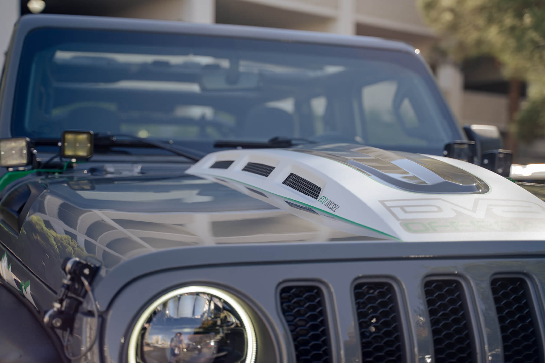 18+ Jeep JL & 20 Jeep JT Hood; Heat Dispersion - Apollo Off-Road
