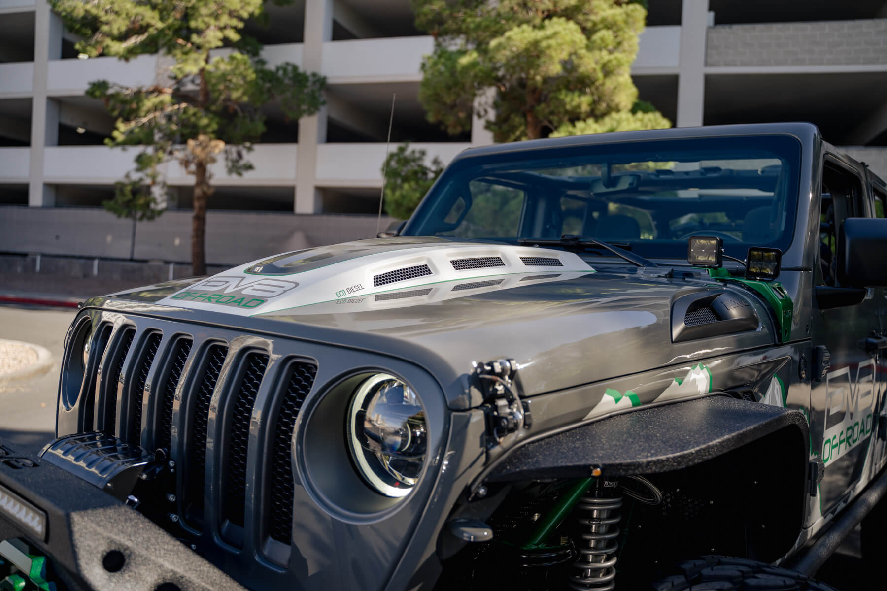 18+ Jeep JL & 20 Jeep JT Hood; Heat Dispersion - Apollo Off-Road