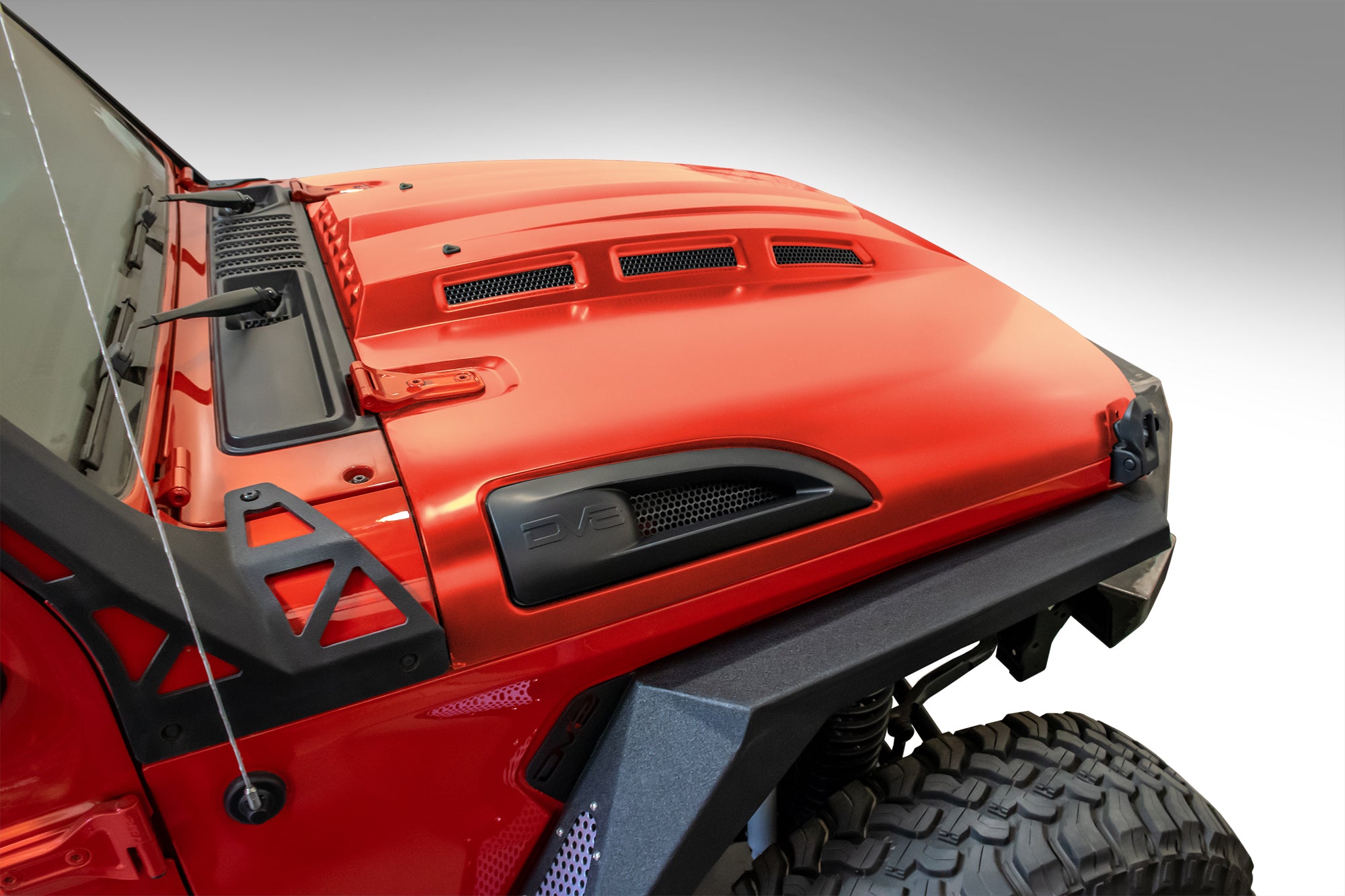 18+ Jeep JL & 20 Jeep JT Hood; Heat Dispersion - Apollo Off-Road