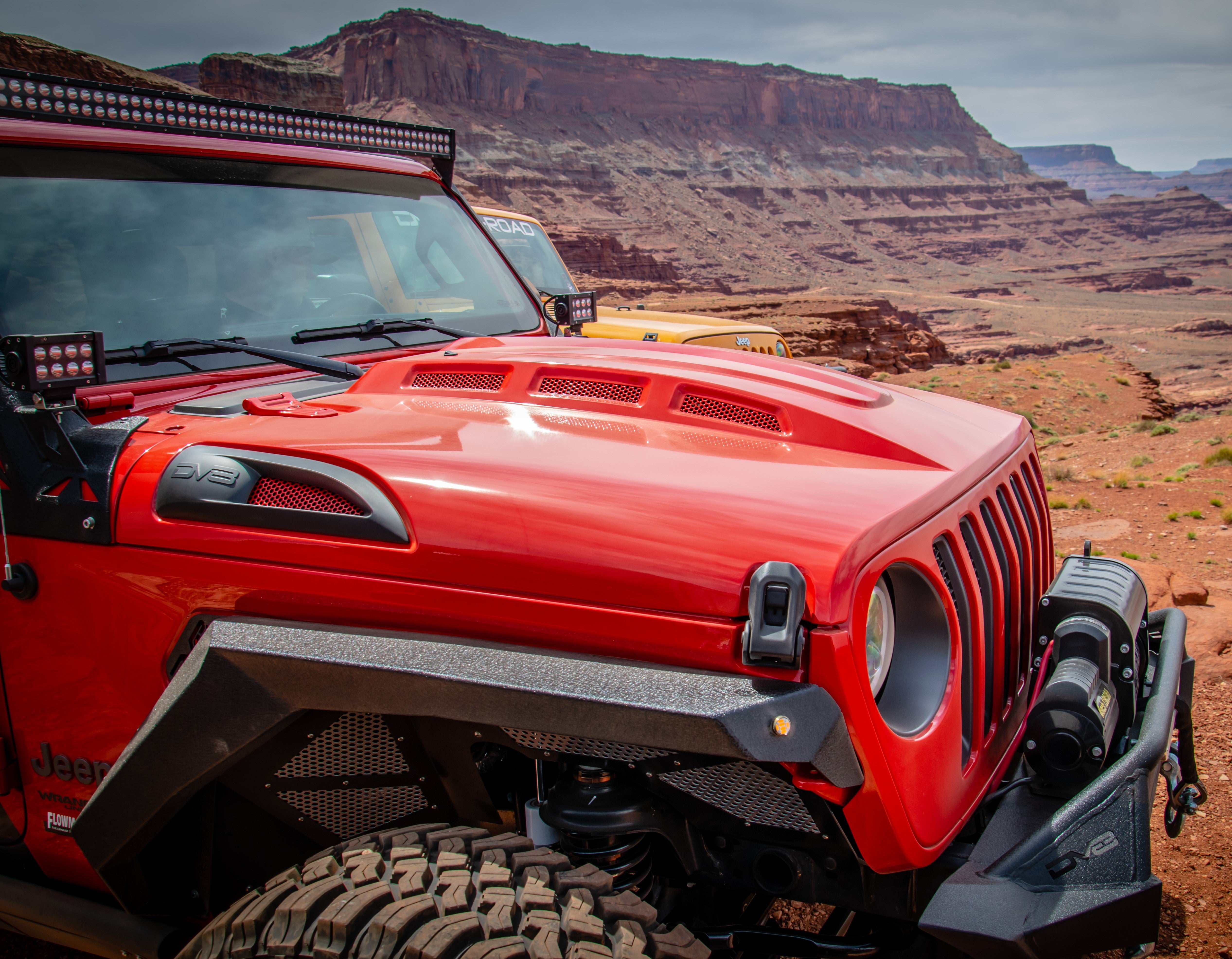 18+ Jeep JL & 20 Jeep JT Hood; Heat Dispersion - Apollo Off-Road