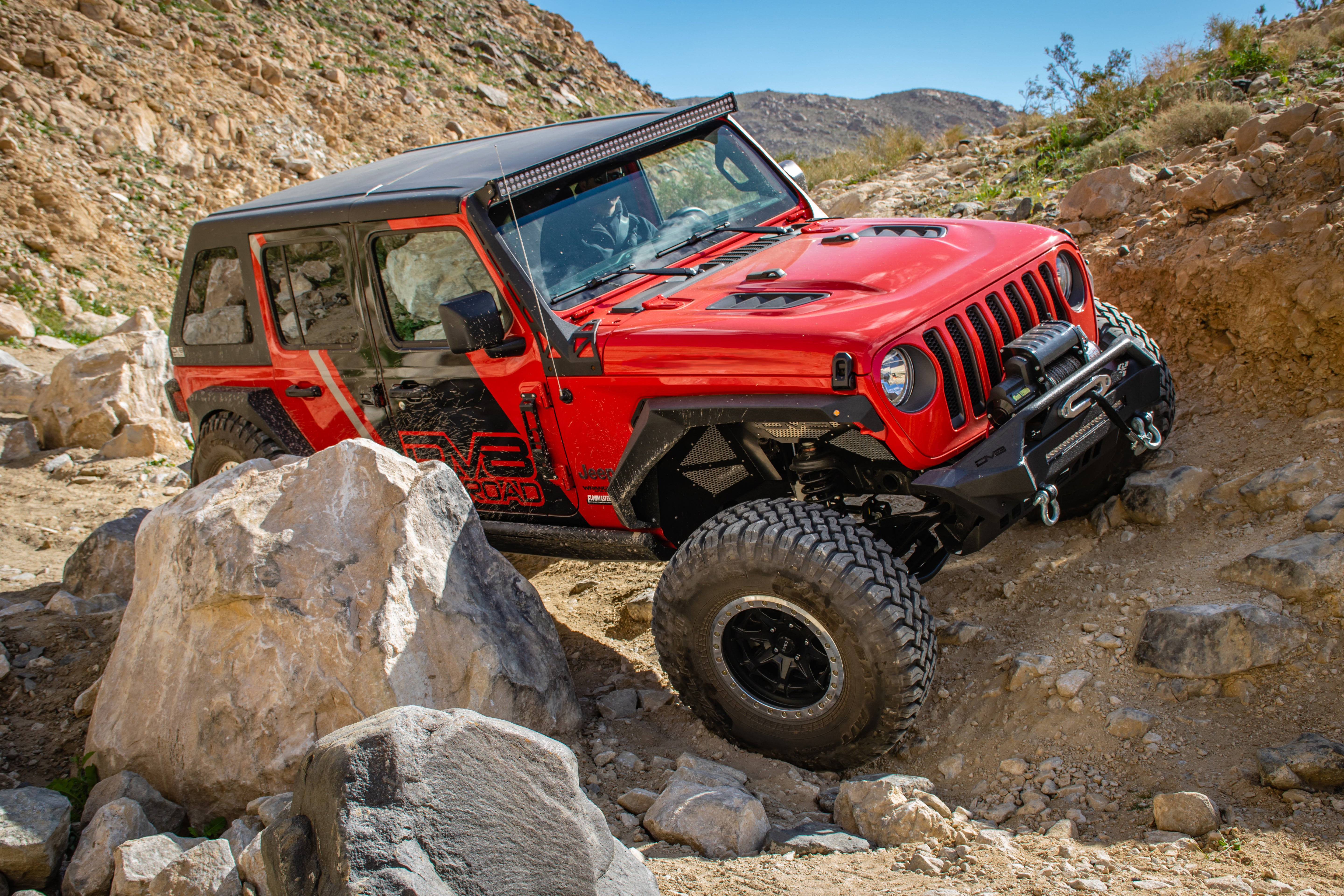 18+ Jeep JL & 20 Jeep JT Hood; Rubicon Replica - Apollo Off-Road