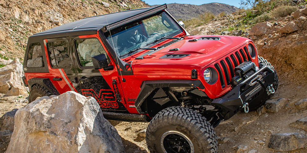 18+ Jeep JL & 20 Jeep JT Hood; Rubicon Replica - Apollo Off-Road