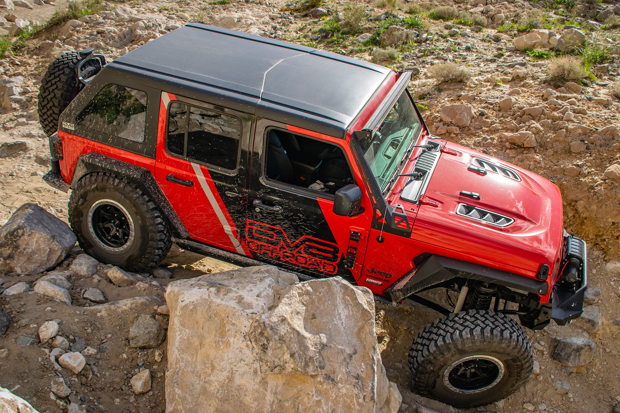 18+ Jeep JL & 20 Jeep JT Hood; Rubicon Replica - Apollo Off-Road