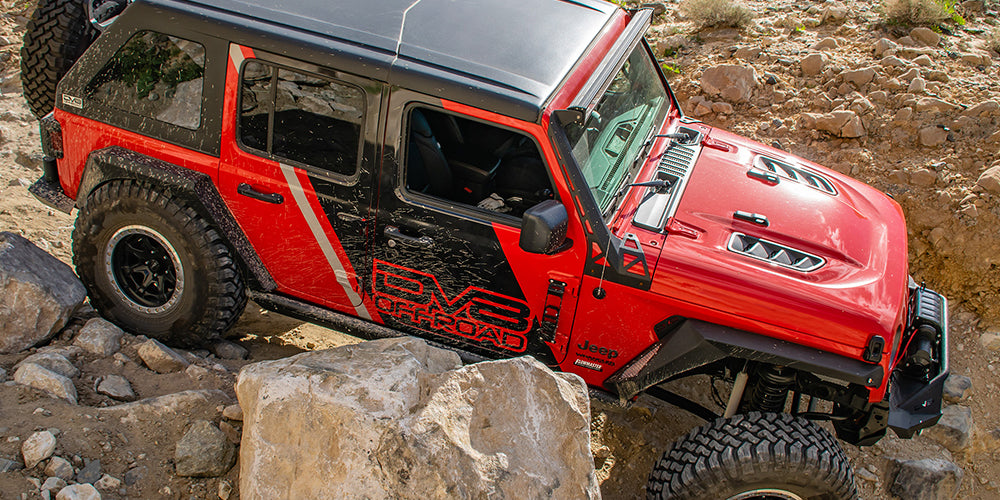 18+ Jeep JL & 20 Jeep JT Hood; Rubicon Replica - Apollo Off-Road