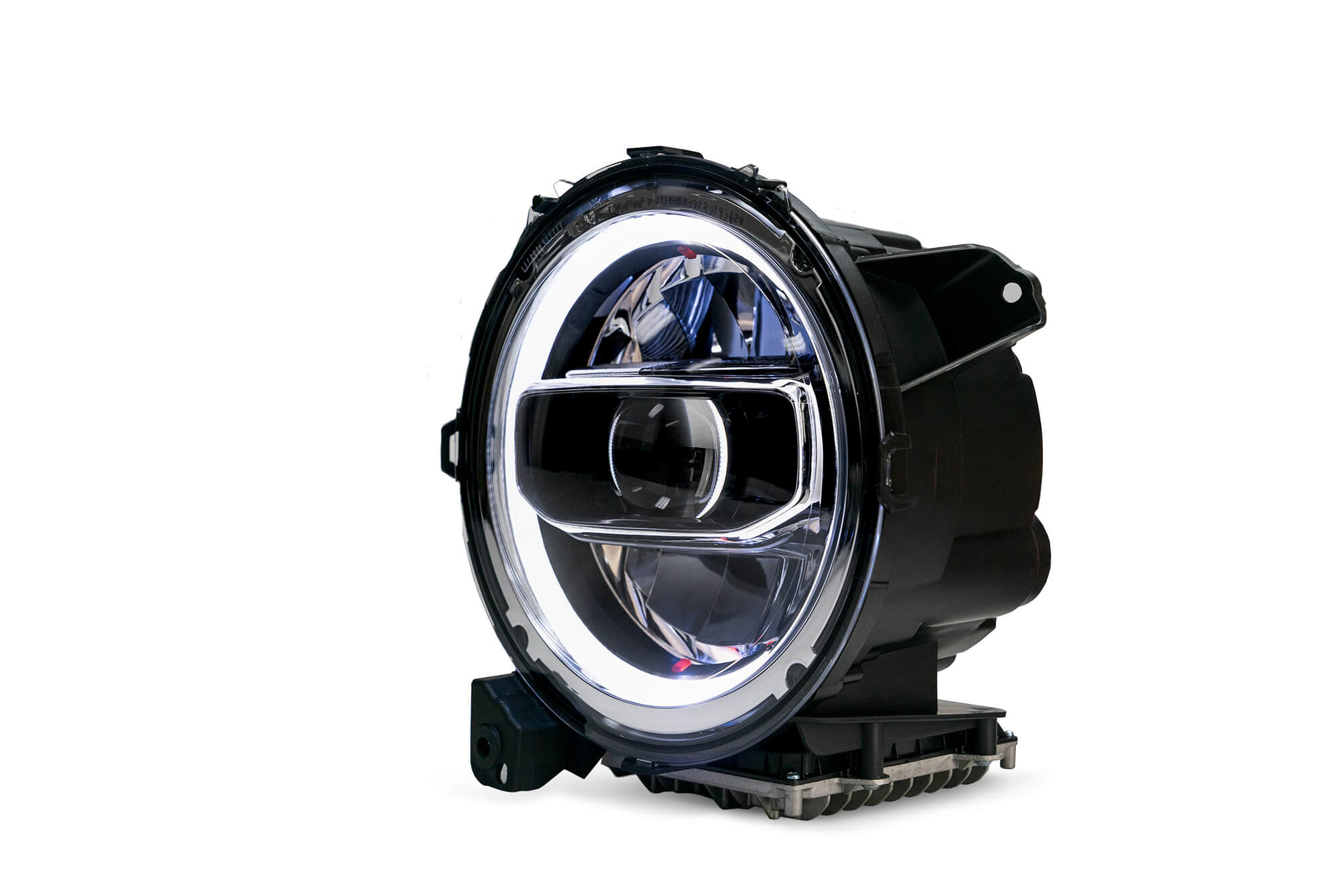 18+ Jeep JL & 20 Jeep JT LED HeadLights; Chrome - Apollo Off-Road