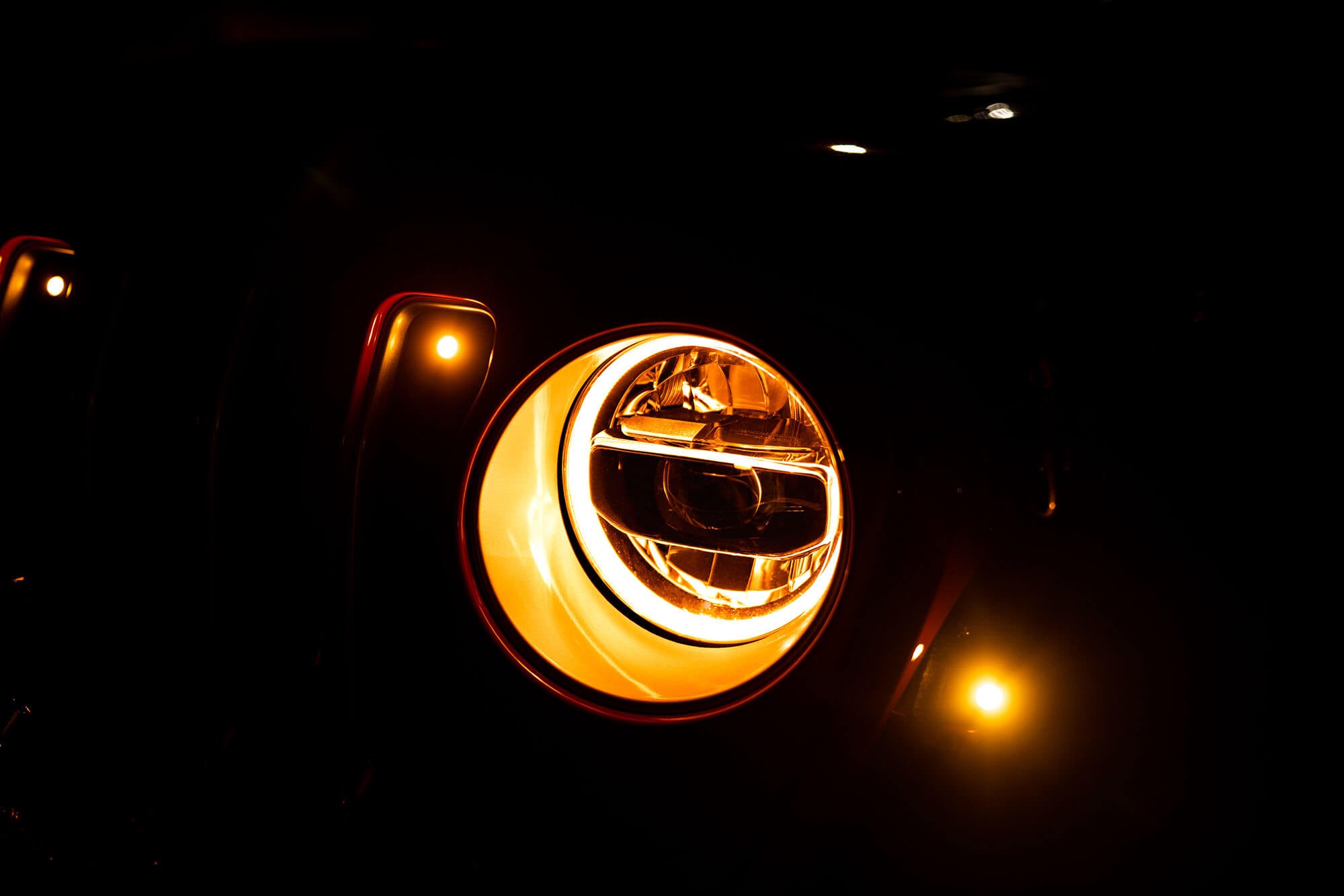 18+ Jeep JL & 20 Jeep JT LED HeadLights; Chrome - Apollo Off-Road