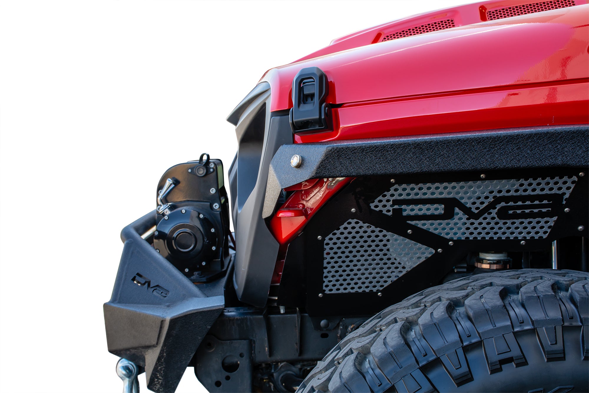 18+ Jeep JL & 20 Jeep JT Replacement Grill; Black - Apollo Off-Road