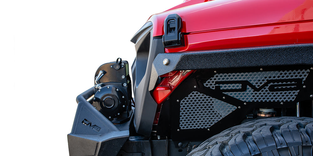 18+ Jeep JL & 20 Jeep JT Replacement Grill; Black - Apollo Off-Road
