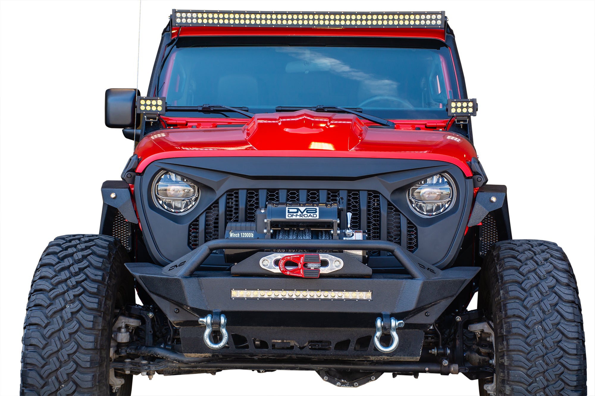 18+ Jeep JL & 20 Jeep JT Replacement Grill; Black - Apollo Off-Road