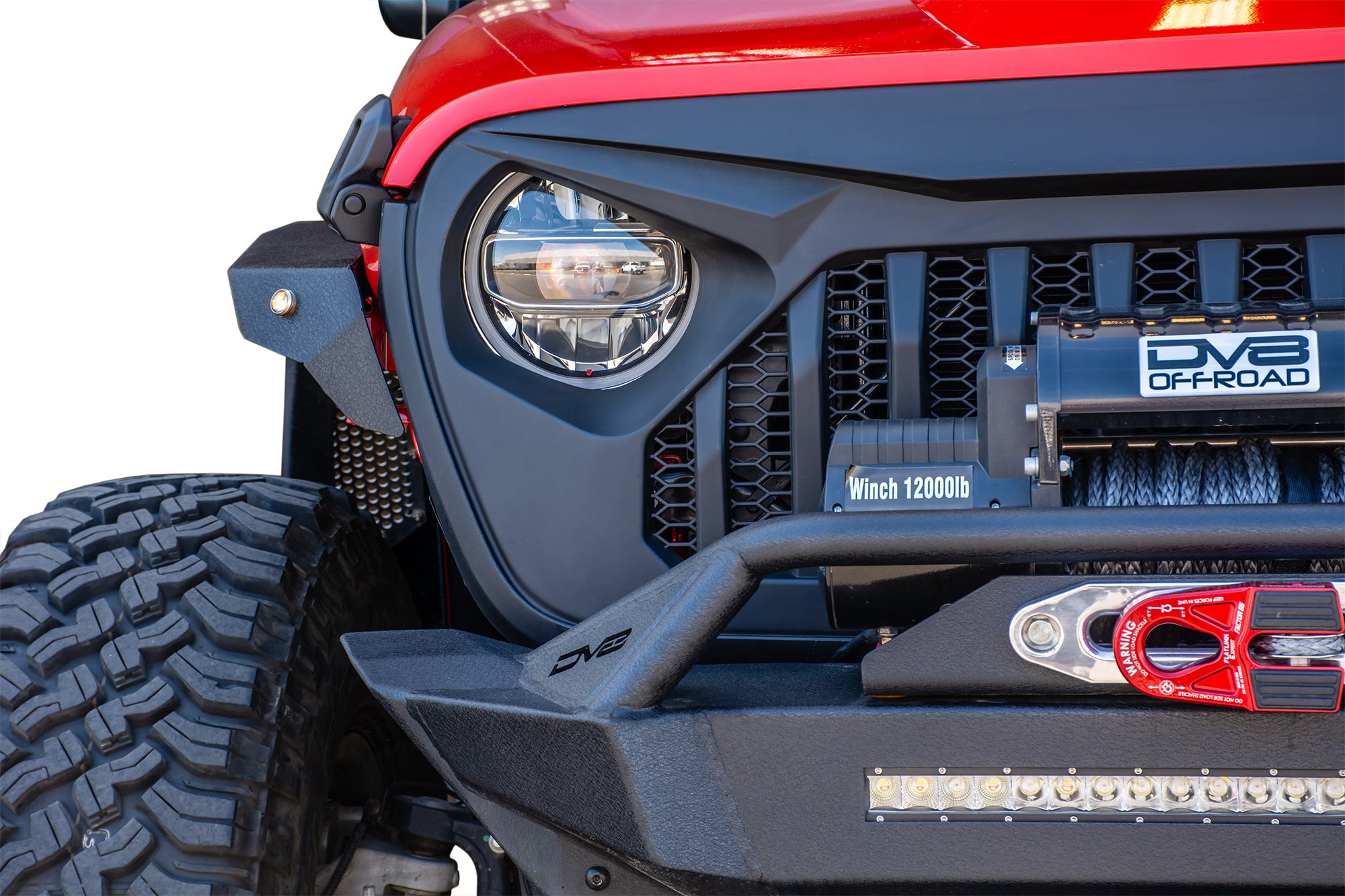 18+ Jeep JL & 20 Jeep JT Replacement Grill; Black - Apollo Off-Road