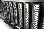 18+ Jeep JL & 20 Jeep JT Replacement Grill; Black - Apollo Off-Road