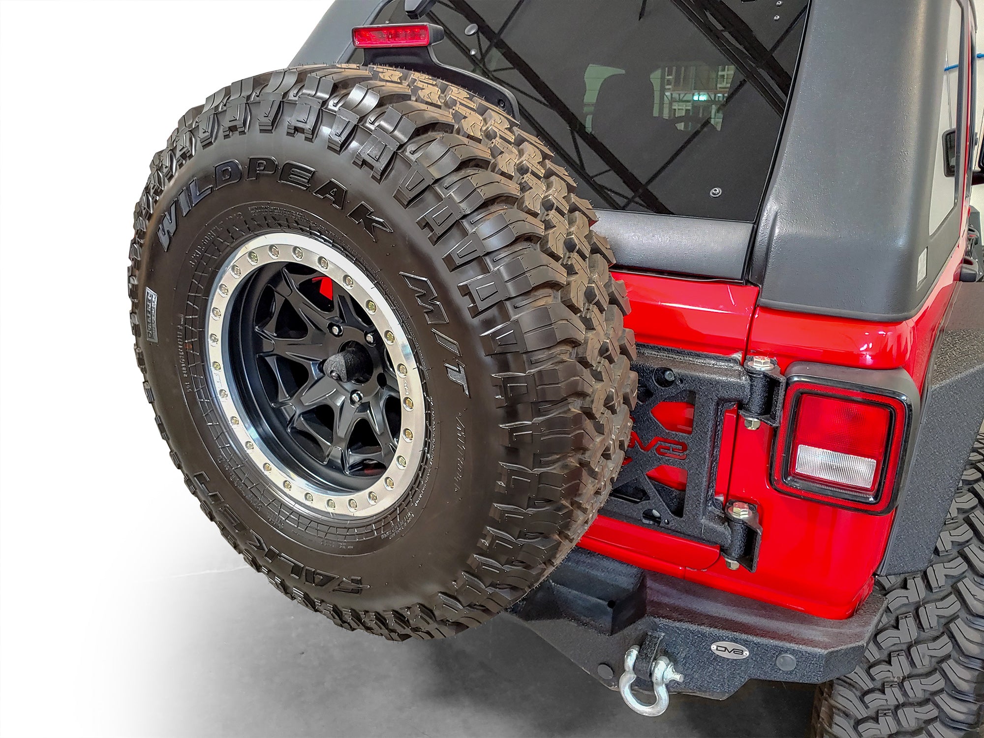 18+ Jeep JL Hinge Mounted Tire Carrier - Apollo Off-Road