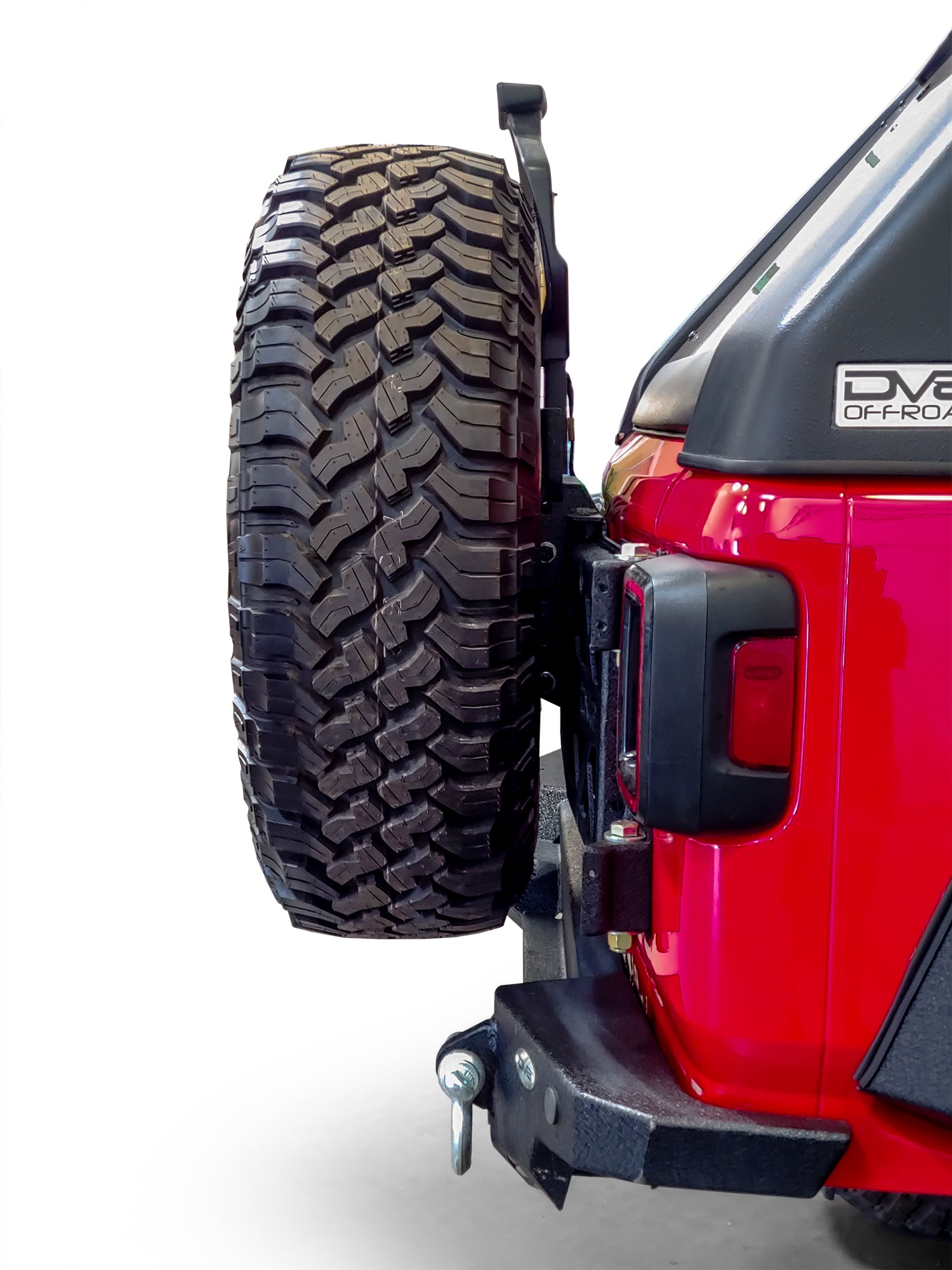 18+ Jeep JL Hinge Mounted Tire Carrier - Apollo Off-Road
